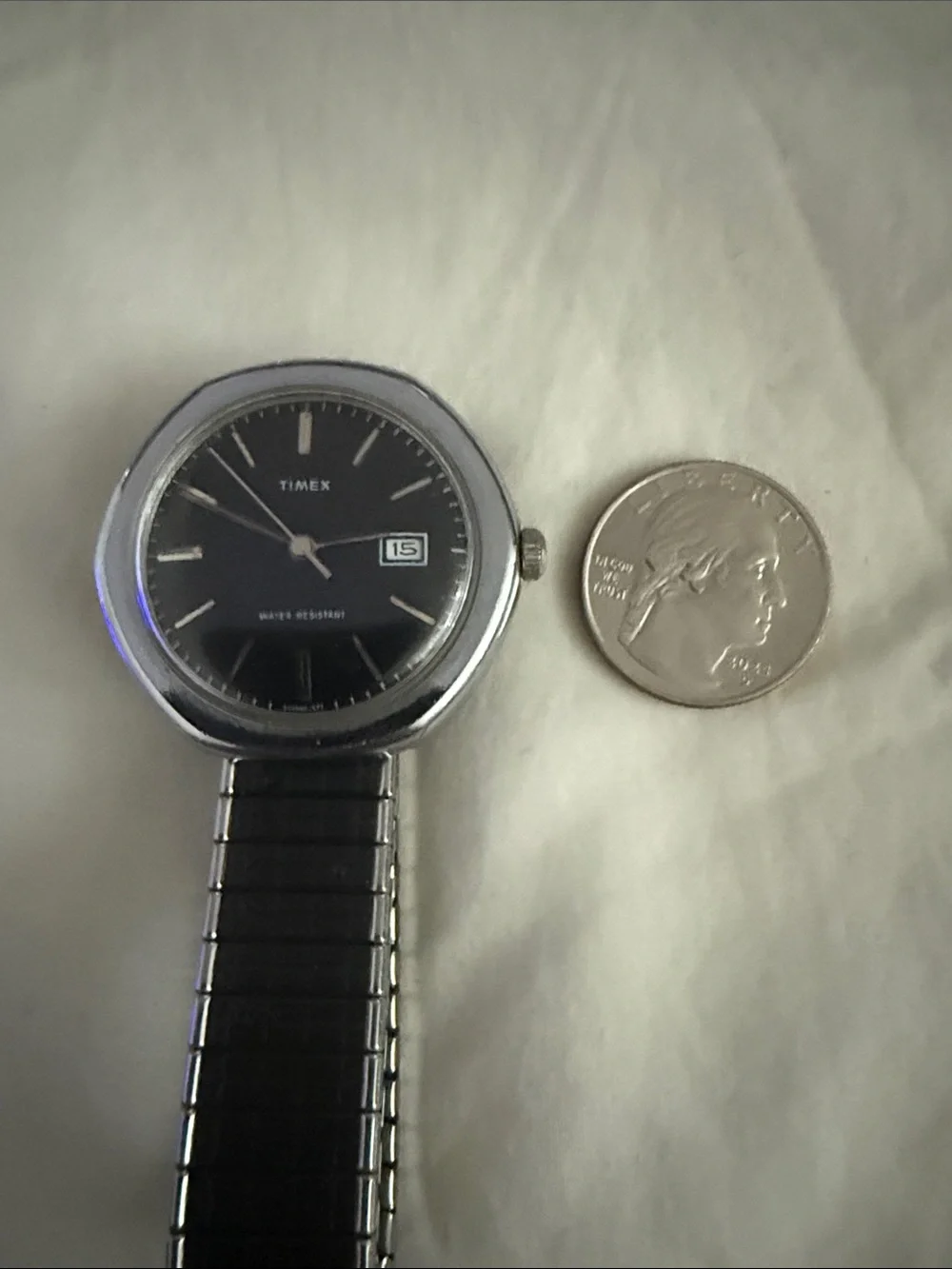 Vintage 1970s Timex Marlin Date Watch 2775002577